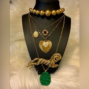 FP Thea and Chanel Extreme Layer Charm Necklace NWT